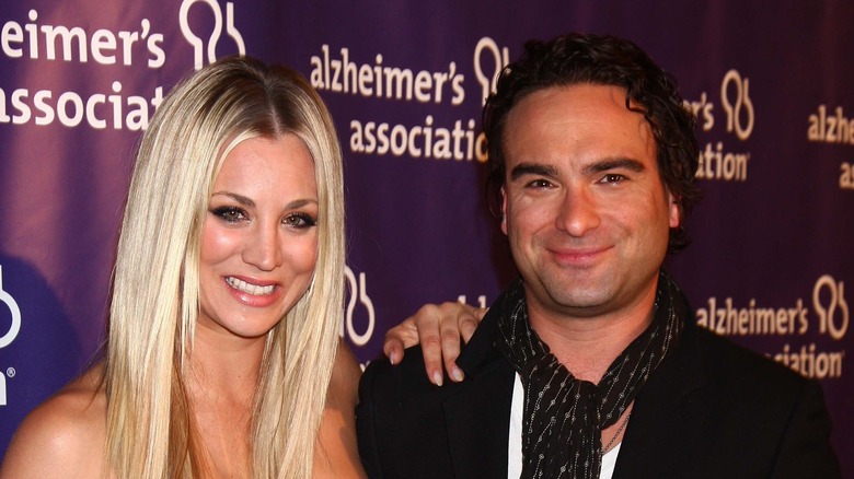 Johnny Galecki and Kaley Cuoco