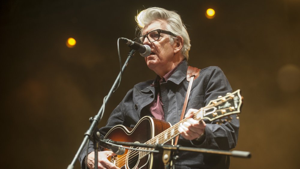 Nick Lowe performs in 2016