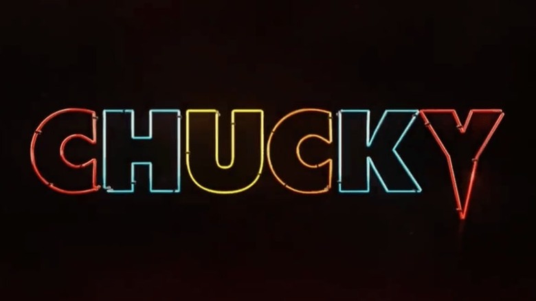 Chucky Syfy neon show title