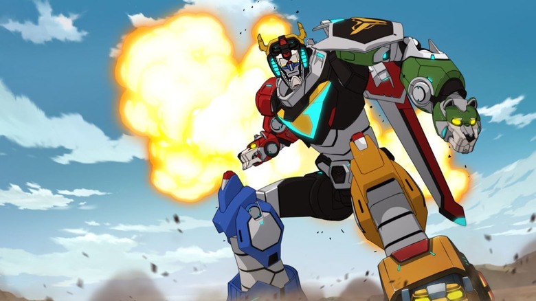 Voltron in battle