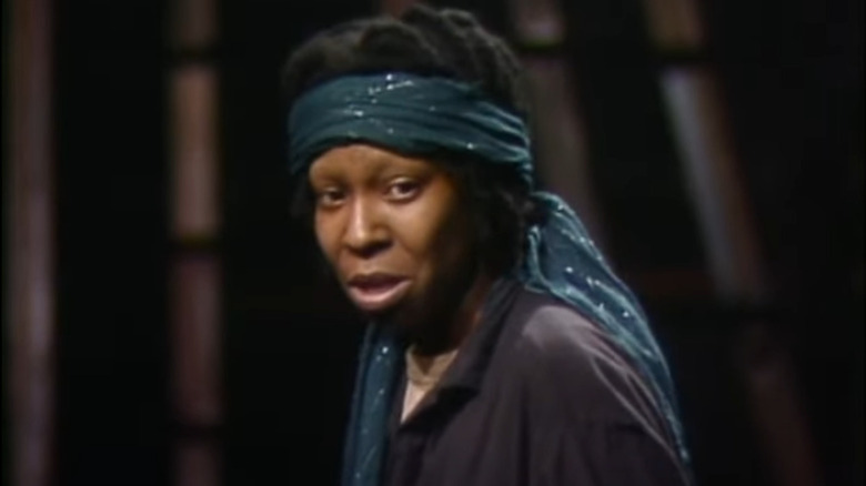 Whoopi Goldberg on stage in Direct from Broadway