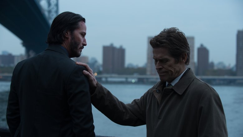 Keanu Reeves and Willem Dafoe in John Wick