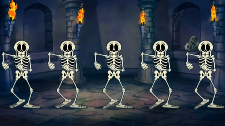 Dancing skeletons