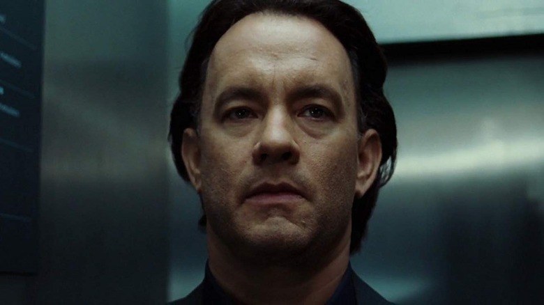 Robert Langdon in the elevator