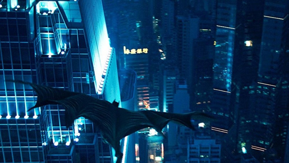 Batman in Hong Kong in The Dark Knight