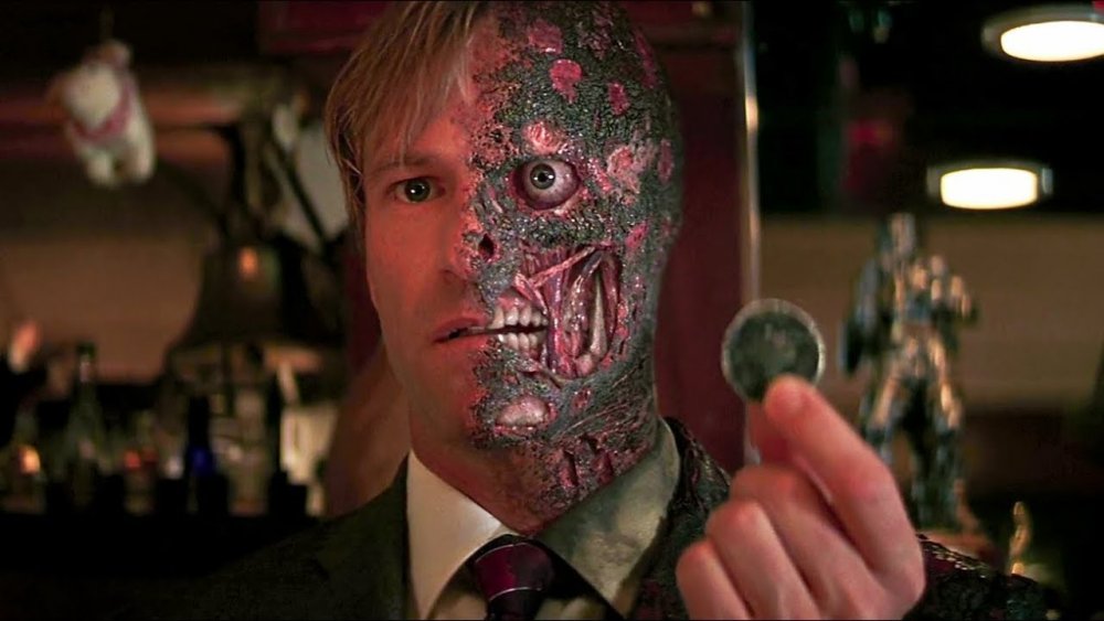 Aaron Eckhart as Harvey Dent, aka Two Face