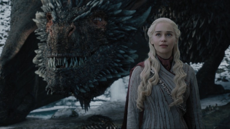 Daenerys, Drogon together Game of Thrones Season 8