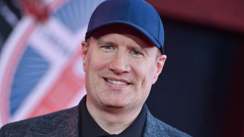 Kevin Feige on a red carpet