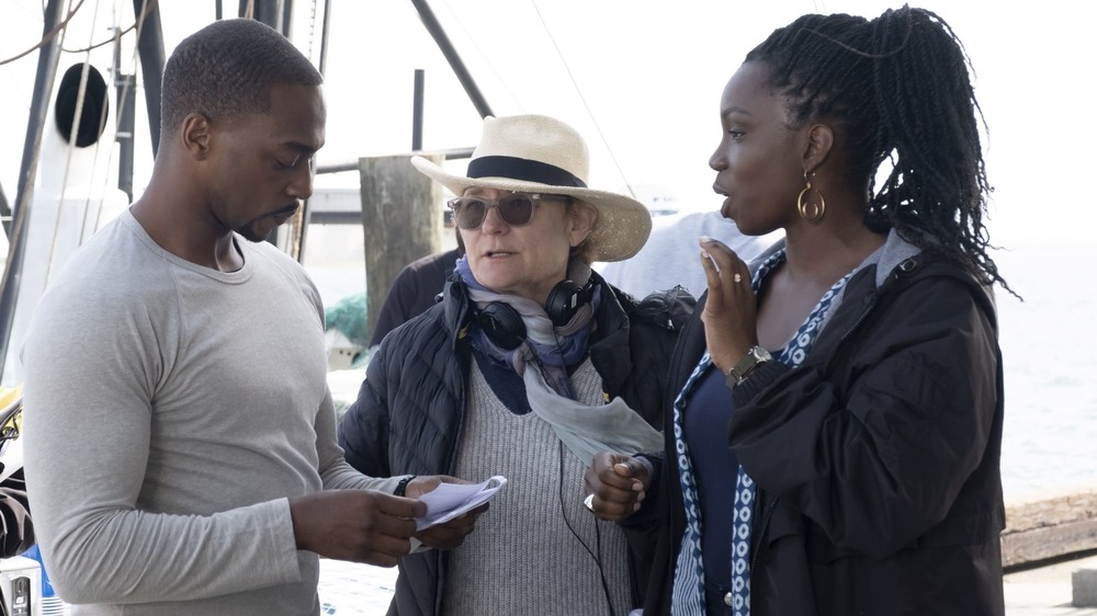 Anthony Mackie talks to Adepero Oduye