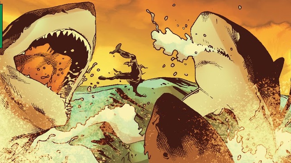 Dr. Doom plays shark volleyball