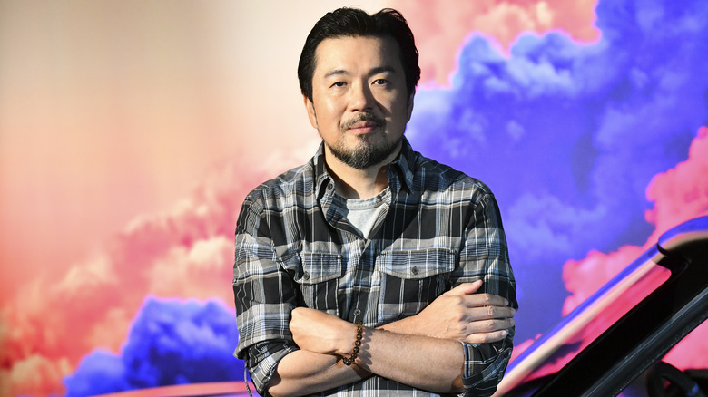 Justin Lin poses at premiere