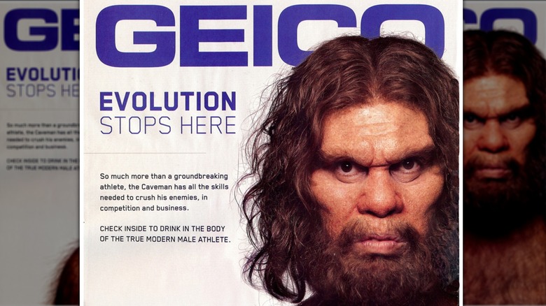 Geico caveman sports ad