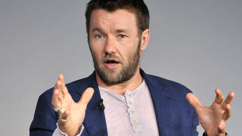 Joel Edgerton at a panel discussion for The Gift