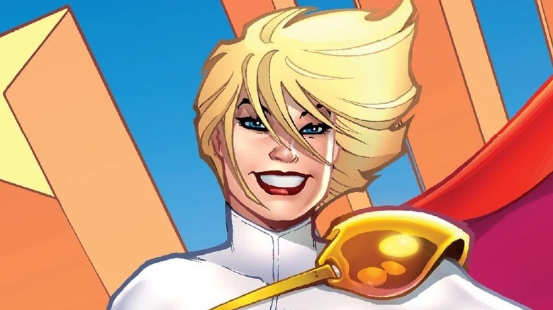 Power Girl smiling