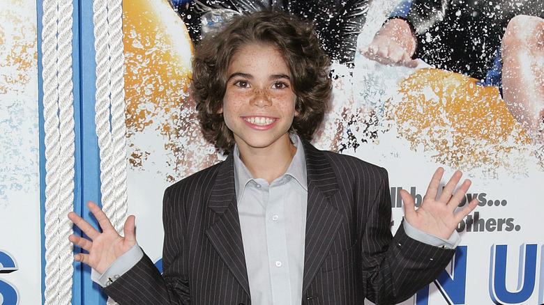 Cameron Boyce doing excited pose 