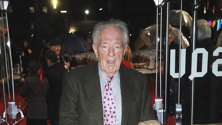 Michael Gambon on red carpet