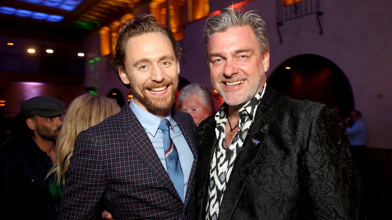 Tom Hiddleston with Ray Stevenson