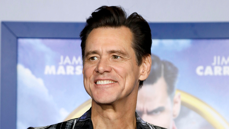 Jim Carrey smiling