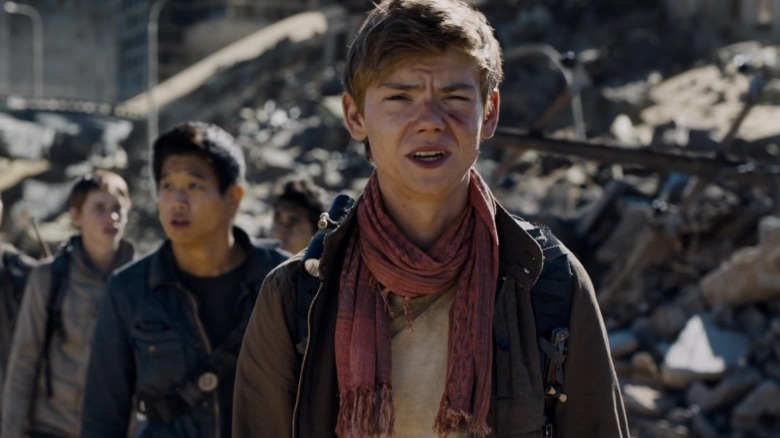 Newt and the Gladers wandering the Scorch