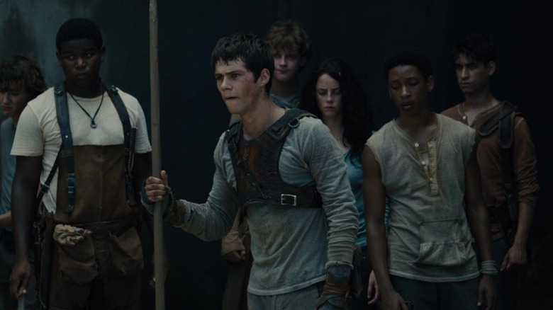 The Gladers preparing to escape the Maze