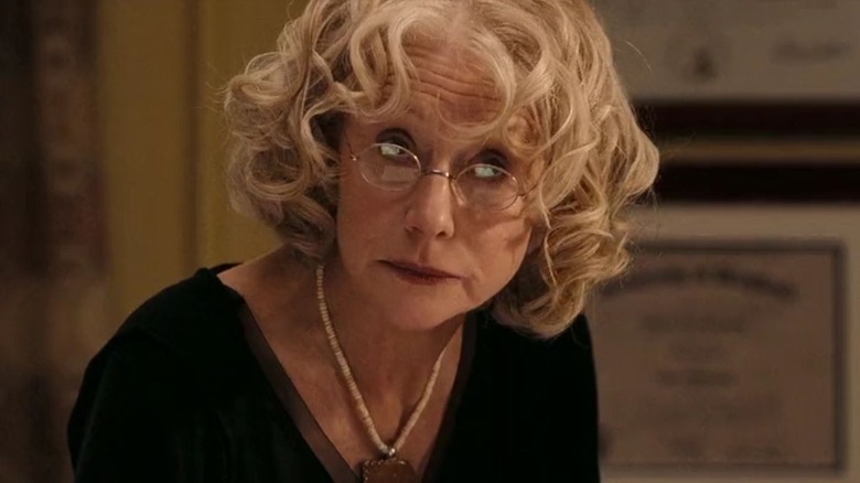 Helen Mirren working with Nicolas Cage National Treasure