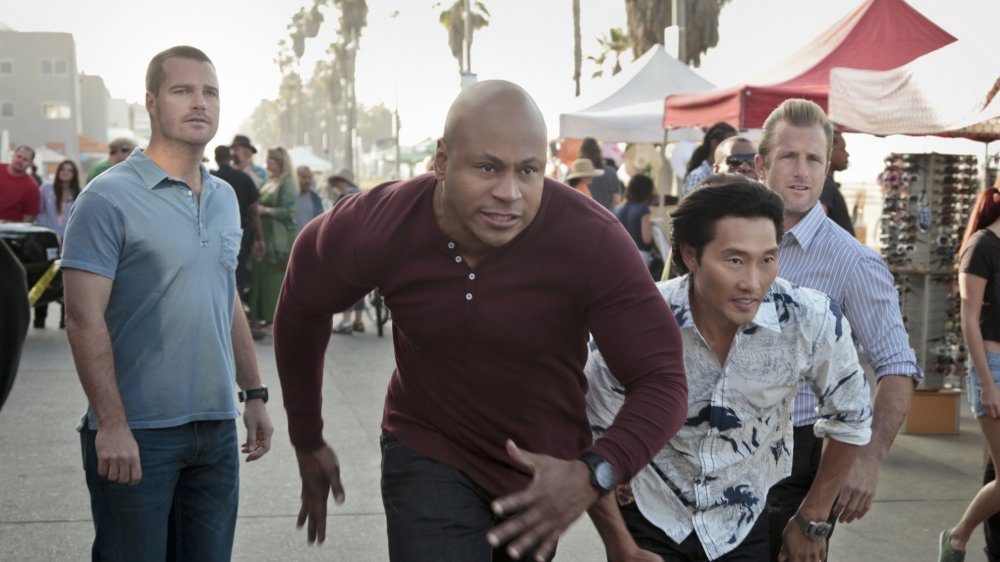 Still from the NCIS: LA and Hawaii Five-0 crossover