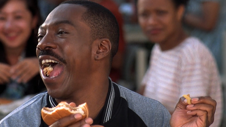 Eddie Murphy eating