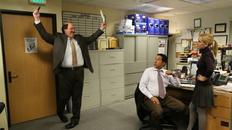 The Office Kevin Malone celebrating