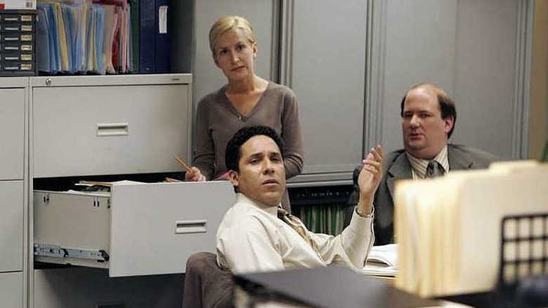 Angela, Oscar, and Kevin in The Office