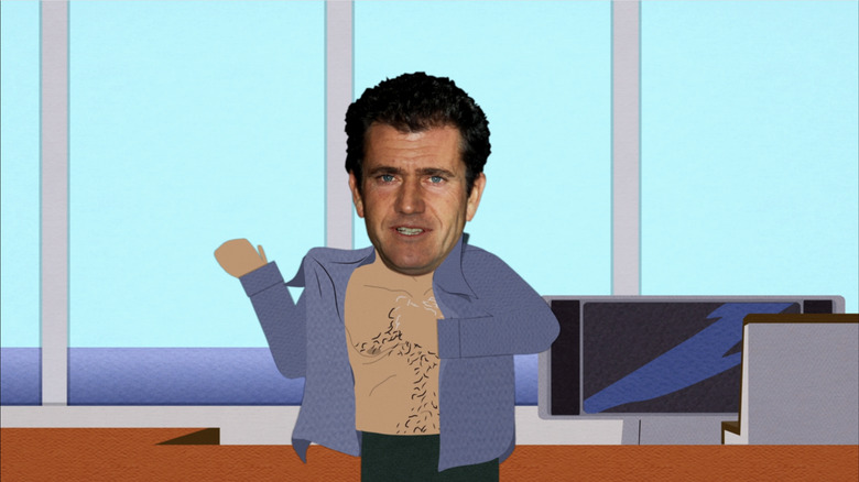 Animated parody of Mel Gibson