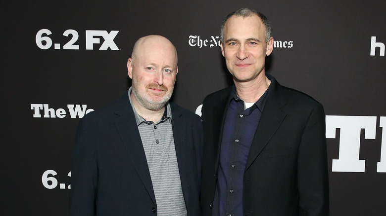 Joel Fields and Joe Weisberg attend premiere