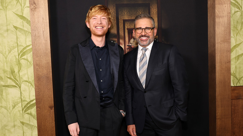 Domhnall Gleeson Steve Carell attend premiere