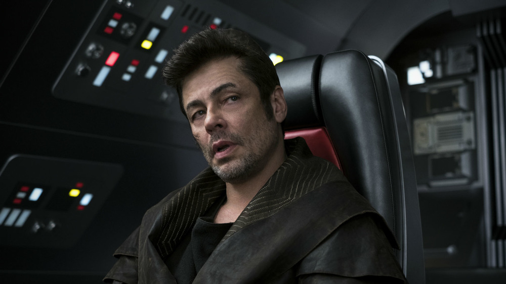 Benicio del Toro in Star Wars: The Last Jedi