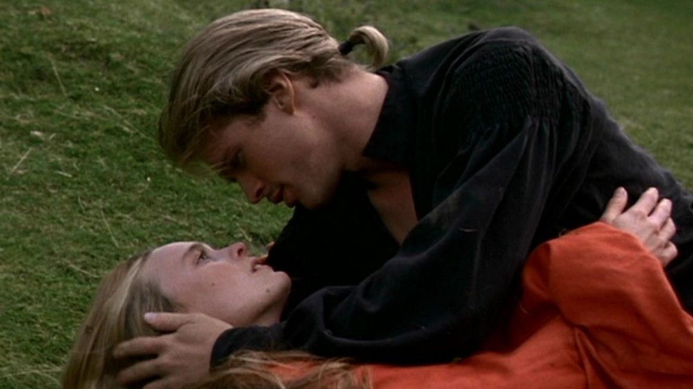 Robin Wright as Buttercup and Cary Elwes as Westley in The Princess Bride