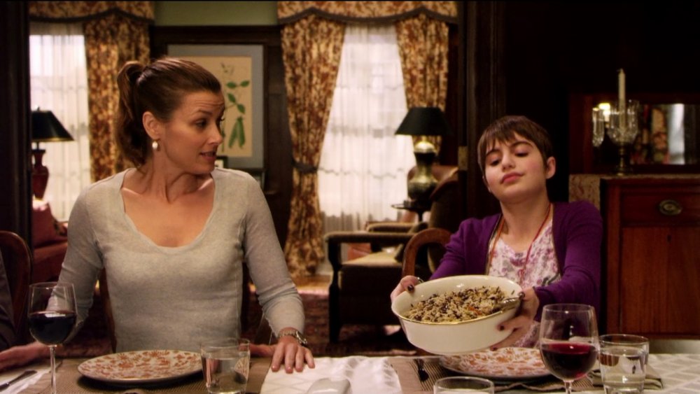 Bridget Moynahan as Erin Reagan and Sami Gayle as Nicky on Blue Bloods