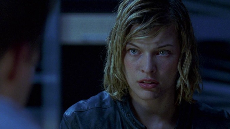 Resident Evil Milla Jovovich being told devastating news