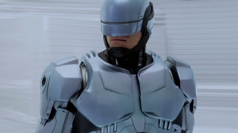 RoboCop in his classic silver suit