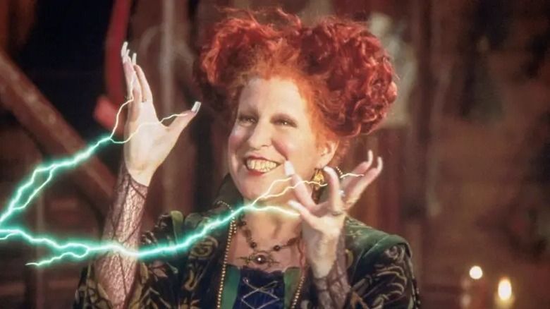 Winifred using her powers