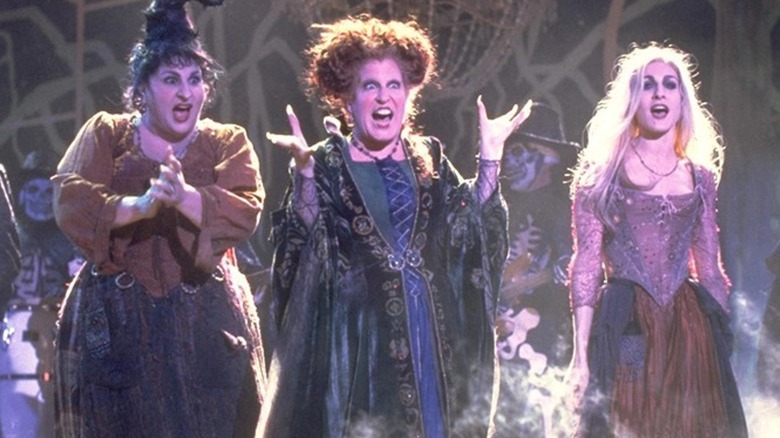 The Sanderson sisters singing