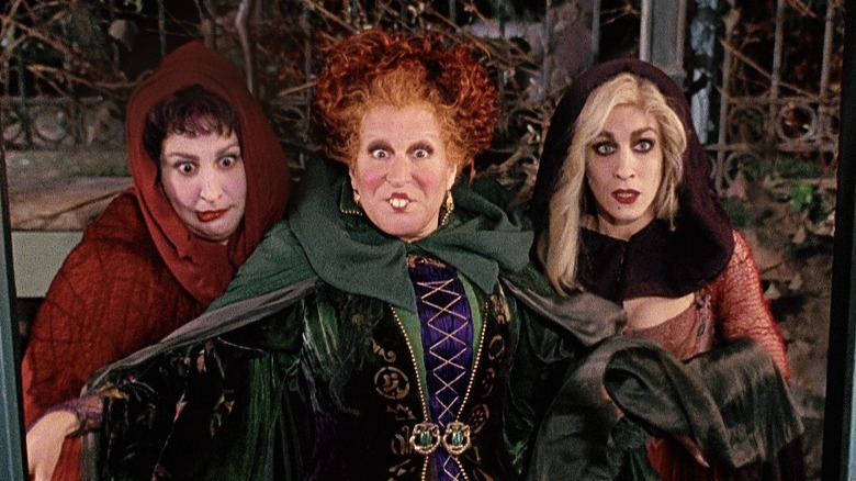 The Sanderson sisters surprised