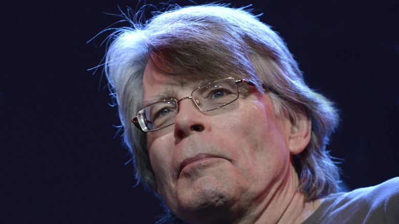 Stephen King frowns