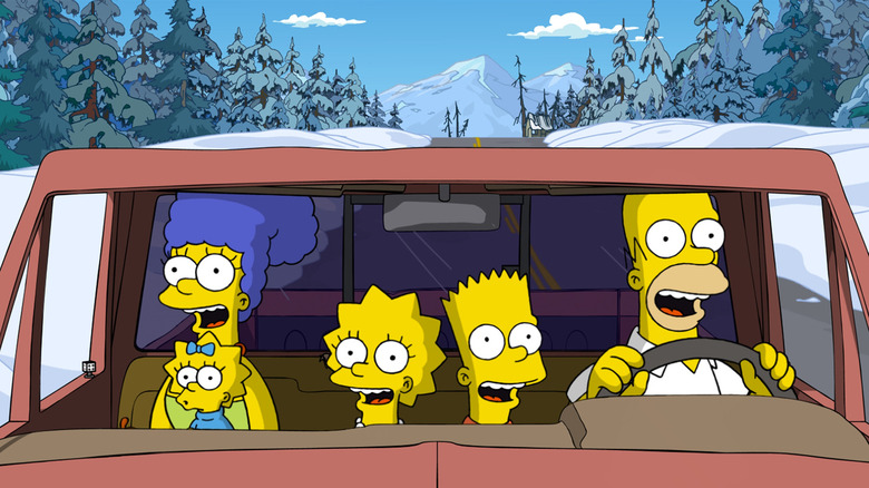 The Simpsons enter Alaska