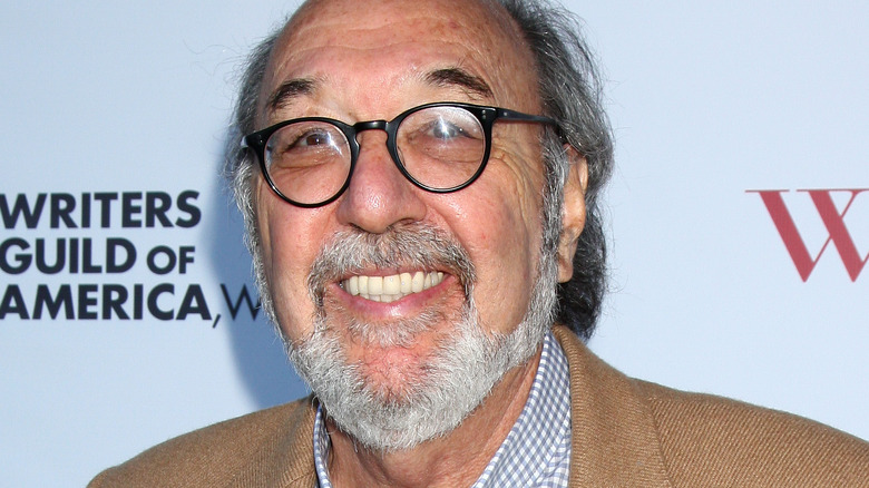 James L. Brooks smiles at an event