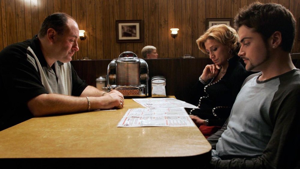 Sopranos final scene