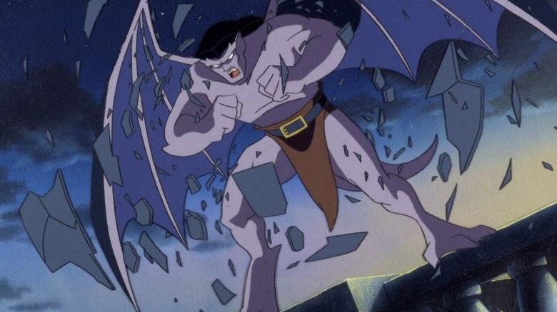 Golitah exploding in Gargoyles