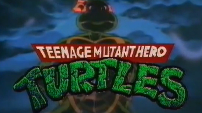 TMNT cartoon logo change screenshot