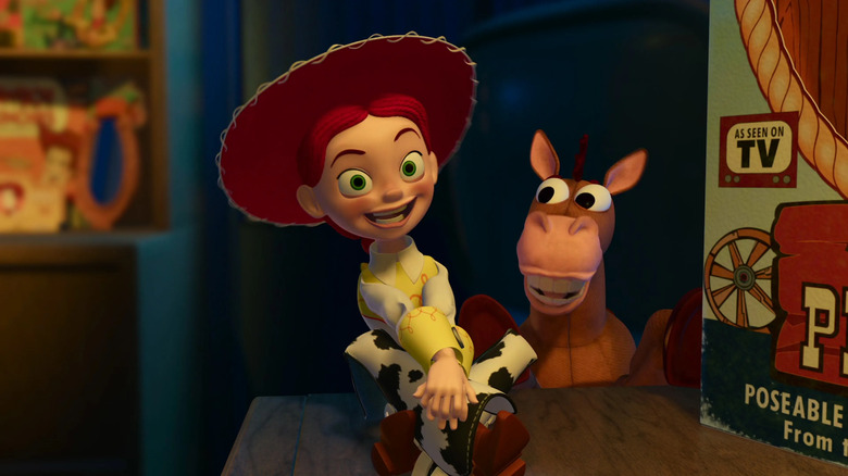 Jessie and Bullseye smiling