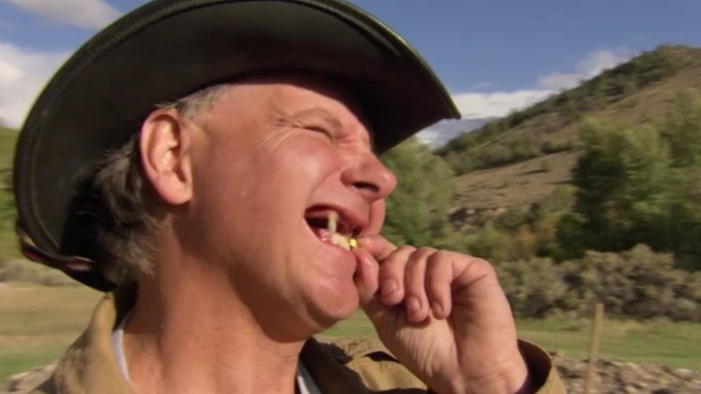 Turtleman picking his teeth