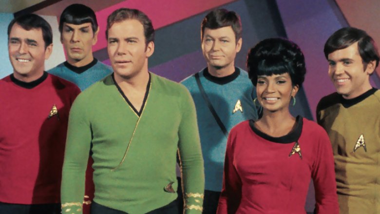 The cast of Star Trek