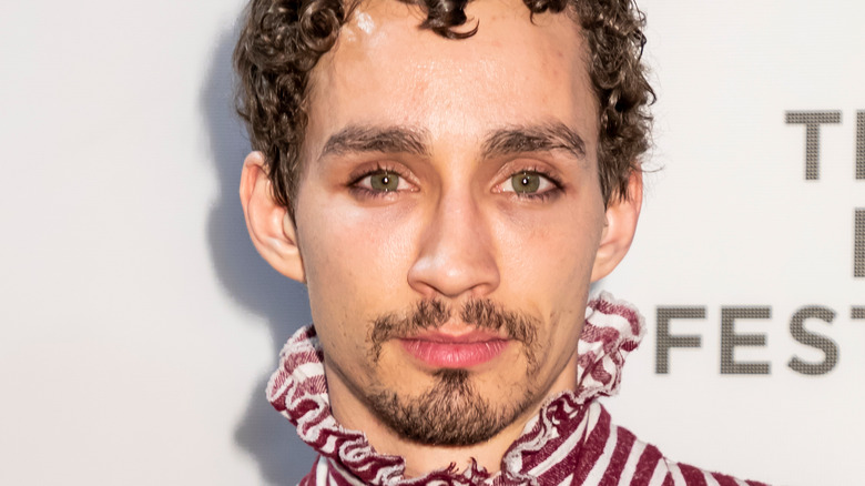 Robert Sheehan in Elizabethan clothes